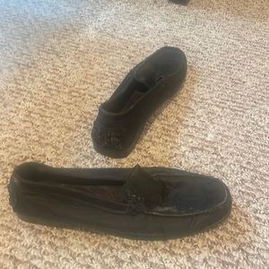 Women’s tod’s black fabric drivers